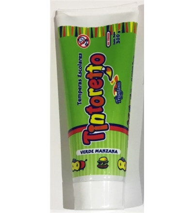 TEMPERA TINTORETTO VERDE MANZANA 250 CC