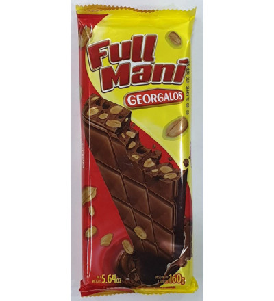 CHOCOLATE GEORGALO FULL MANI 160 GR