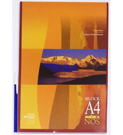 BLOCK AMERICA A4 80 HOJAS RAYA