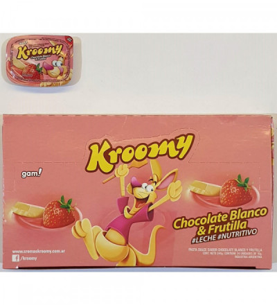 KROOMY X 24 U CHOC BCO FRUTILL