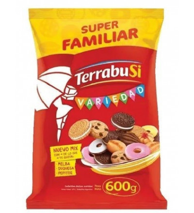 GALLETITAS TERRABUSI VARIEDAD 610 GR
