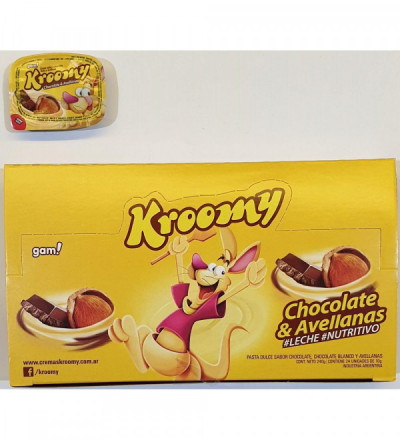 CHOCOLATE KROOMY AVELLANA X 24 UNIDADES