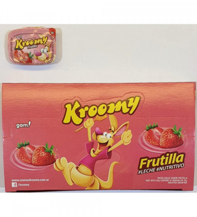 CHOCOLATE KROOMY FRUTILLA X 24 UNIDADES