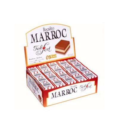 CHOCOLATE MARROC FELFORT X 60 UNIDADES