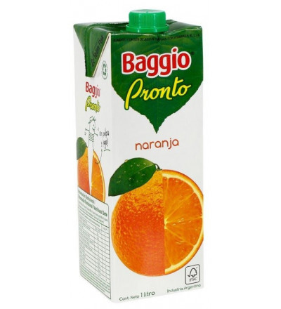 JUGO BAGGIO 1 LT. NARANJA