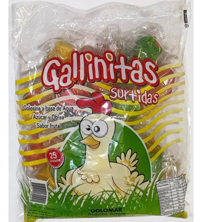 GALLINITA X 25 UNIDADES