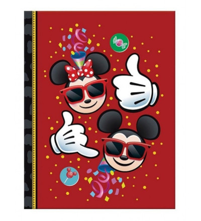 CUADERNO PPR TAPA DURA UNIVERSO DISNEY EMOJI