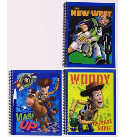 CUADERNO CONVENOR 16X21 42 H RAYADO TOY STORY