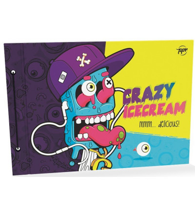 CARPETA PPR NUMERO 5 CRAZY FOOD