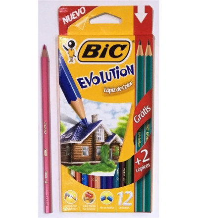LAP BIC COLOR EVOLUT X12+ GRAF