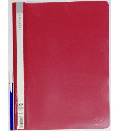 CARPETA BASE OPACA A4 ROJA