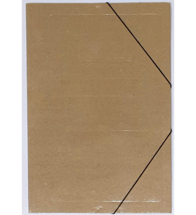 CARPETA CON ELASTICO KRAFT OFICIO CARTOPEL