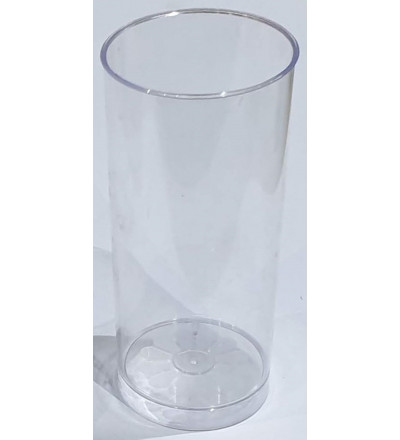 VASO TRAGO LARGO PLASTICO POR UNIDAD.
