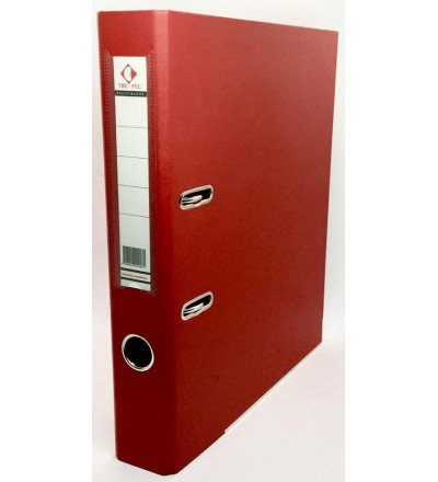 BIBLIORATO THE PEL A4 FINO ROJO