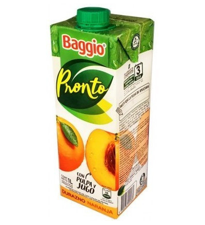 JUGO BAGGIO 1 LT DURAZNO