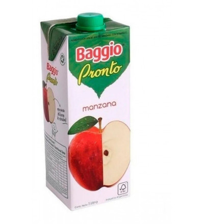 JUGO BAGGIO 1 LT MANZANA /
