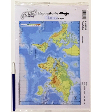REPUESTO HOJAS DE DIBUJO MIL 28 N° 5 BLANCO
