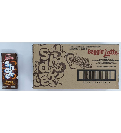 LECHE CHOCOLATADA BAGGIO LATTE 200 CC. POR UNIDAD