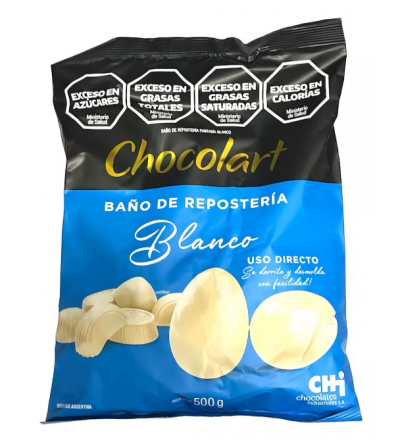 CHOCOLATE CHOCOLART 500 GR BLANCO
