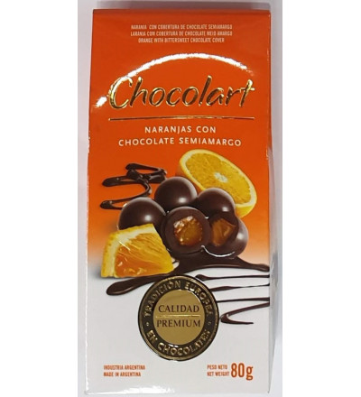 NARANJAS C/CHOC.CAJA 80 GR.