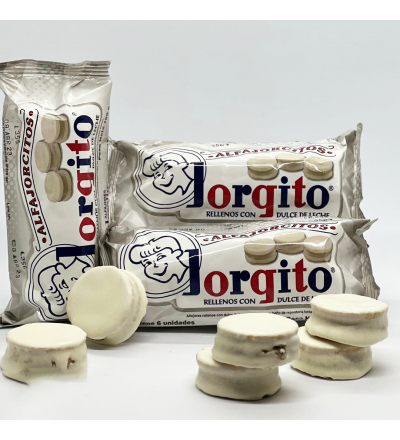 ALFAJORCITO JORGITO BLANCO X 6 UNIDADES