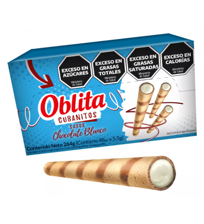 CUBANITO OBLITA X 48 CHOC.BCO