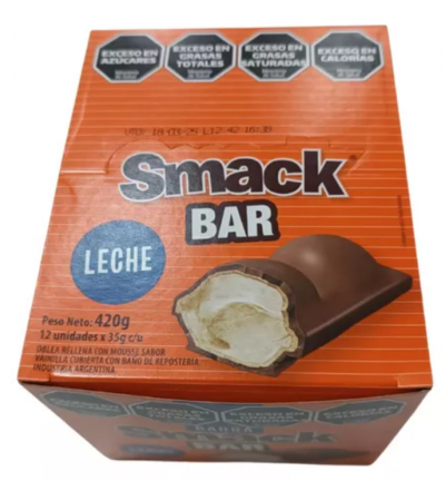 CHOCOLATE SMACK BAR MOUSSE VAINILLA X 12 UNIDADES