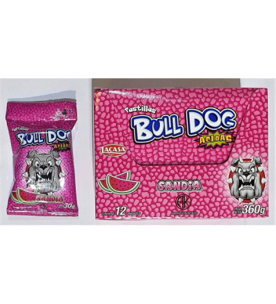 PASTILLA BULL DOG SANDIA X 12 UNIDADES