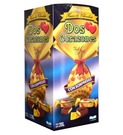 HUEVO DOS CORAZONES 200 GR