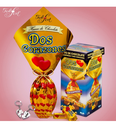 HUEVO DOS CORAZONES 200 GR
