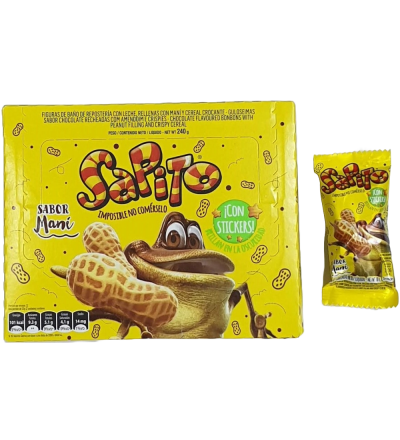 CHOCOLATE SAPITO MANI X 24 UNIDADES