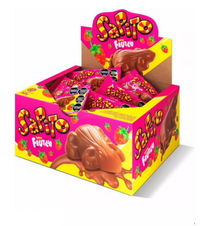 CHOCOLATE SAPITO FRUTILLA X 24 UNIDADES