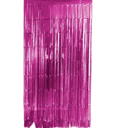 CORTINA PARA DECORAR FUCSIA