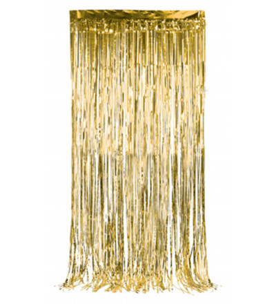 CORTINA PARA DECORAR DORADO