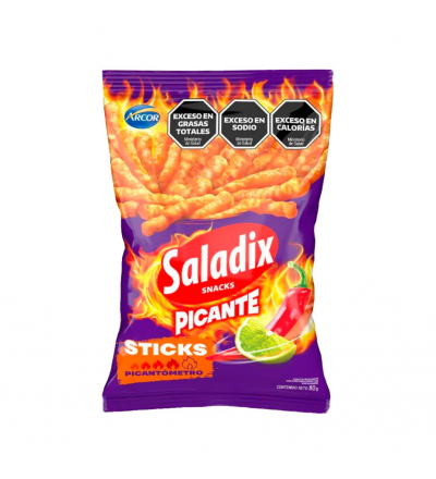 SALADIX STICKS PICANTES 80 GRS