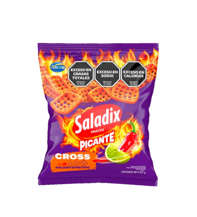 GALLETA SALADIX CROSS PICANTE 67 GR
