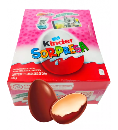 KINDER HUEVO X 12 LEI