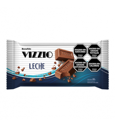 VIZZIO CHOC 90 GR *C/U LECHE