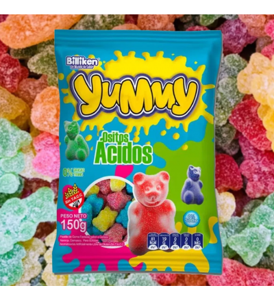 YUMMY 150 GR OSITOS ACIDOS