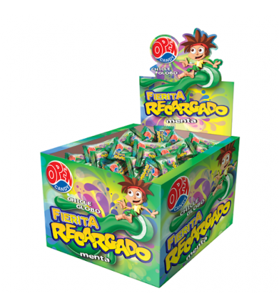 CHICLE FIERITA RELLENO 50 MENTA