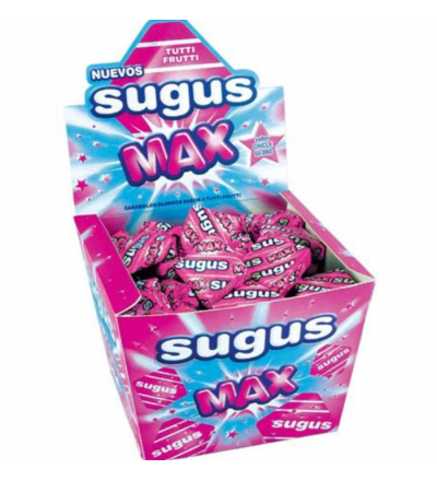 MASTICABLE SUGUS MAX TUTTI FRUTTI X 70 UNIDADES