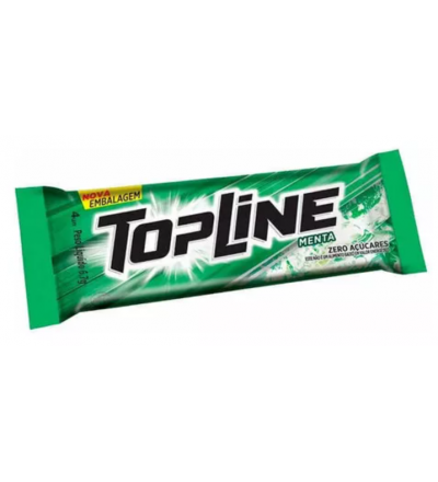 CHICLE TOP LINE MENTA X 20 UNIDADES