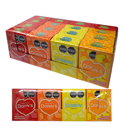 PASTILLA DORINS CORAZON CLASICO X 16 UNIDADES