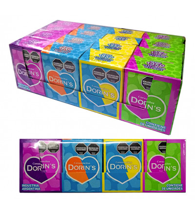 PASTILLA DORINS CORAZON MIX X 16 UNIDADES