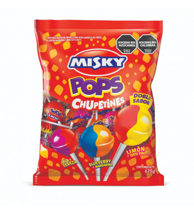 CHUPETIN BI COLOR MISKY X 50 UNIDADES