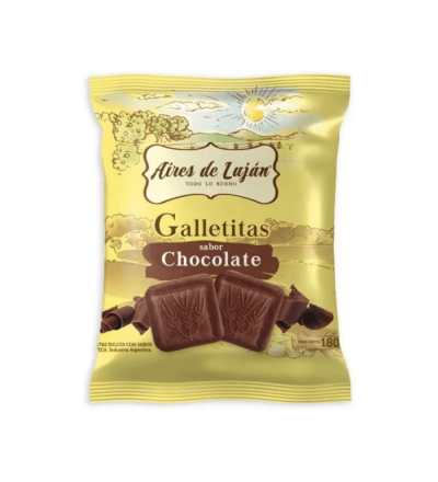 GALLETA AIRES LUJAN CHOCOLATE X 180 GR