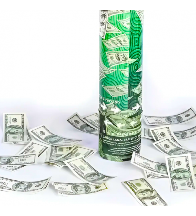 LANZA PAPELITOS DOLARES