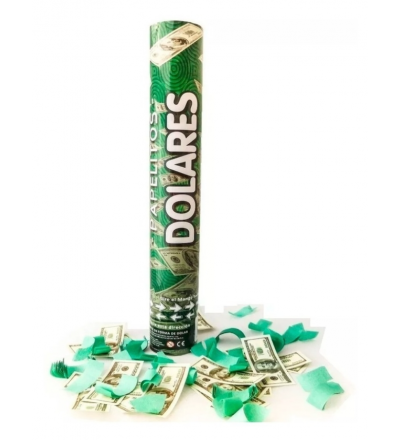 LANZA PAPELITOS DOLARES