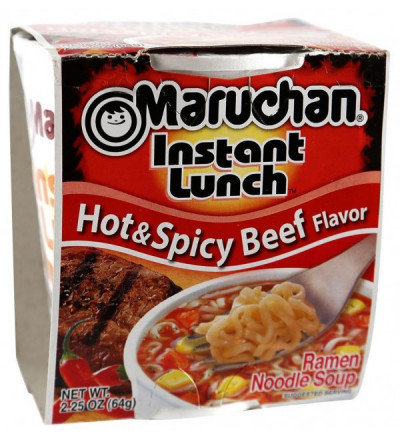 SOPA MARUCHAN VASO HOT BEEF 64 GR