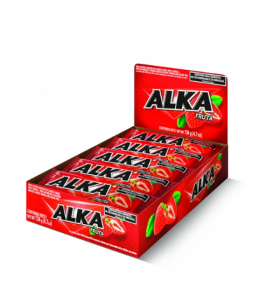CHICLE ALKA X 20 FRUTA /